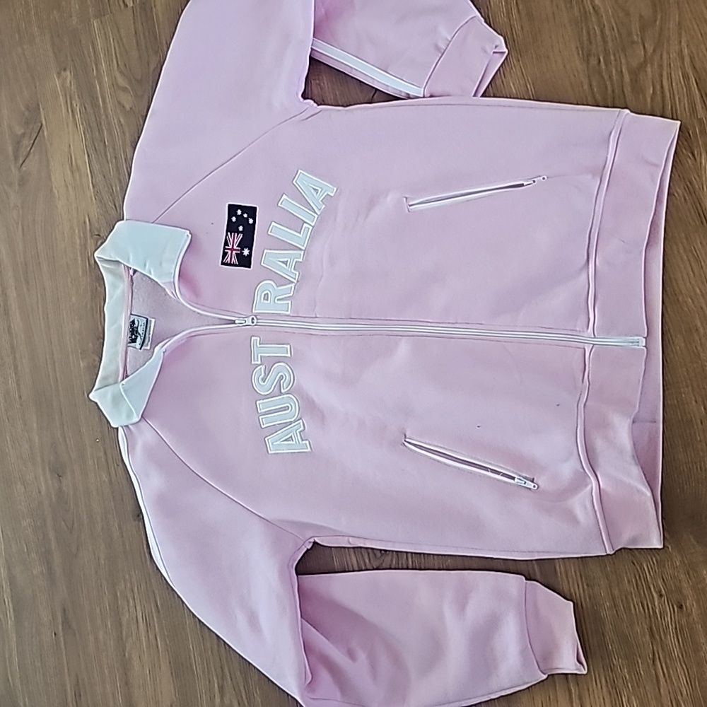 Australia Sweat Jacket Pink Size Large